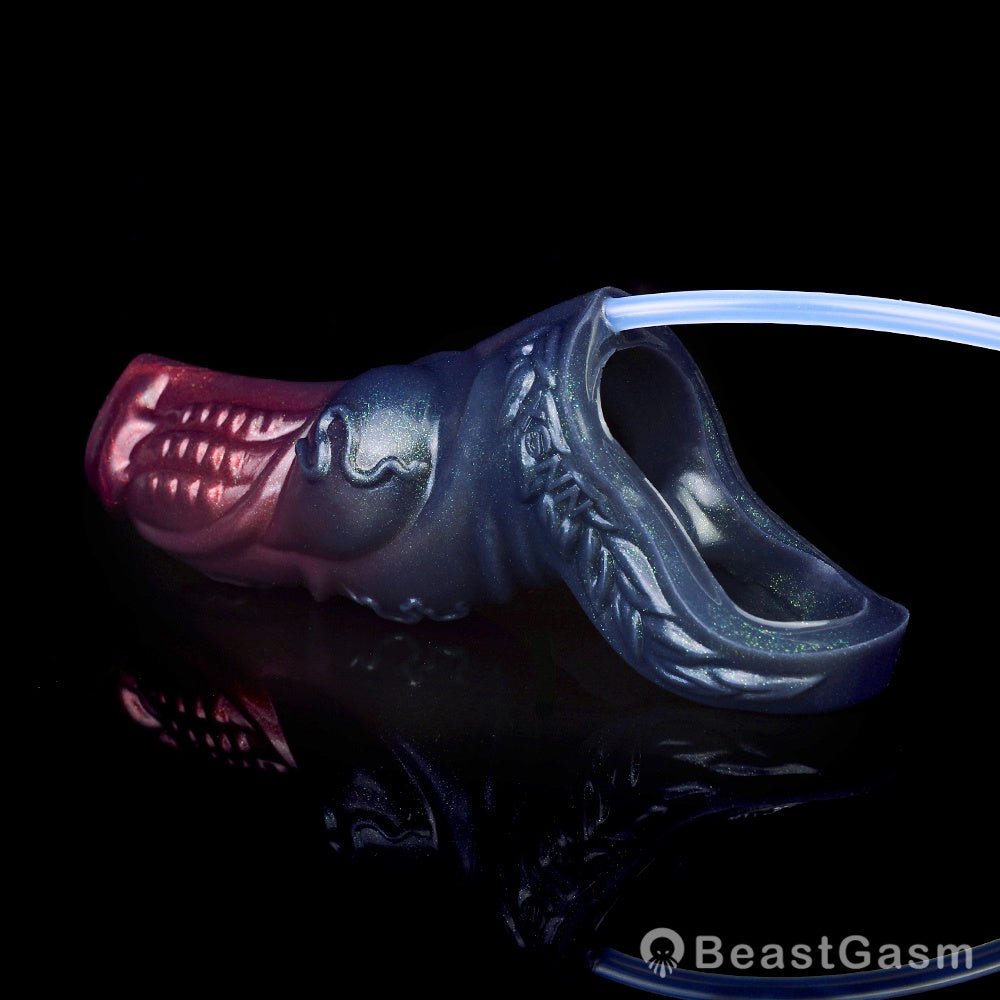 🖤 Black Samurai: Squirting Fantasy Cocksleeve - BeastGasm
