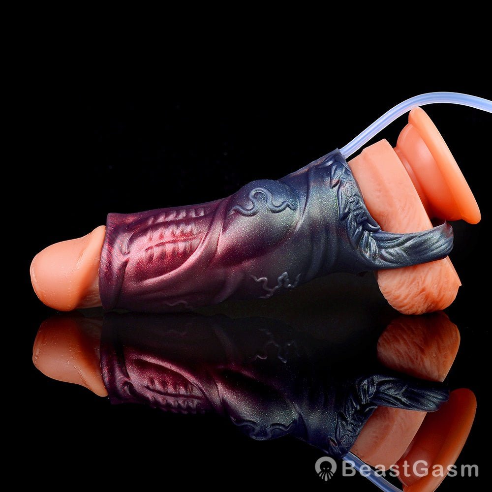 🖤 Black Samurai: Squirting Fantasy Cocksleeve - BeastGasm