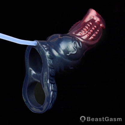 🖤 Black Samurai: Squirting Fantasy Cocksleeve - BeastGasm
