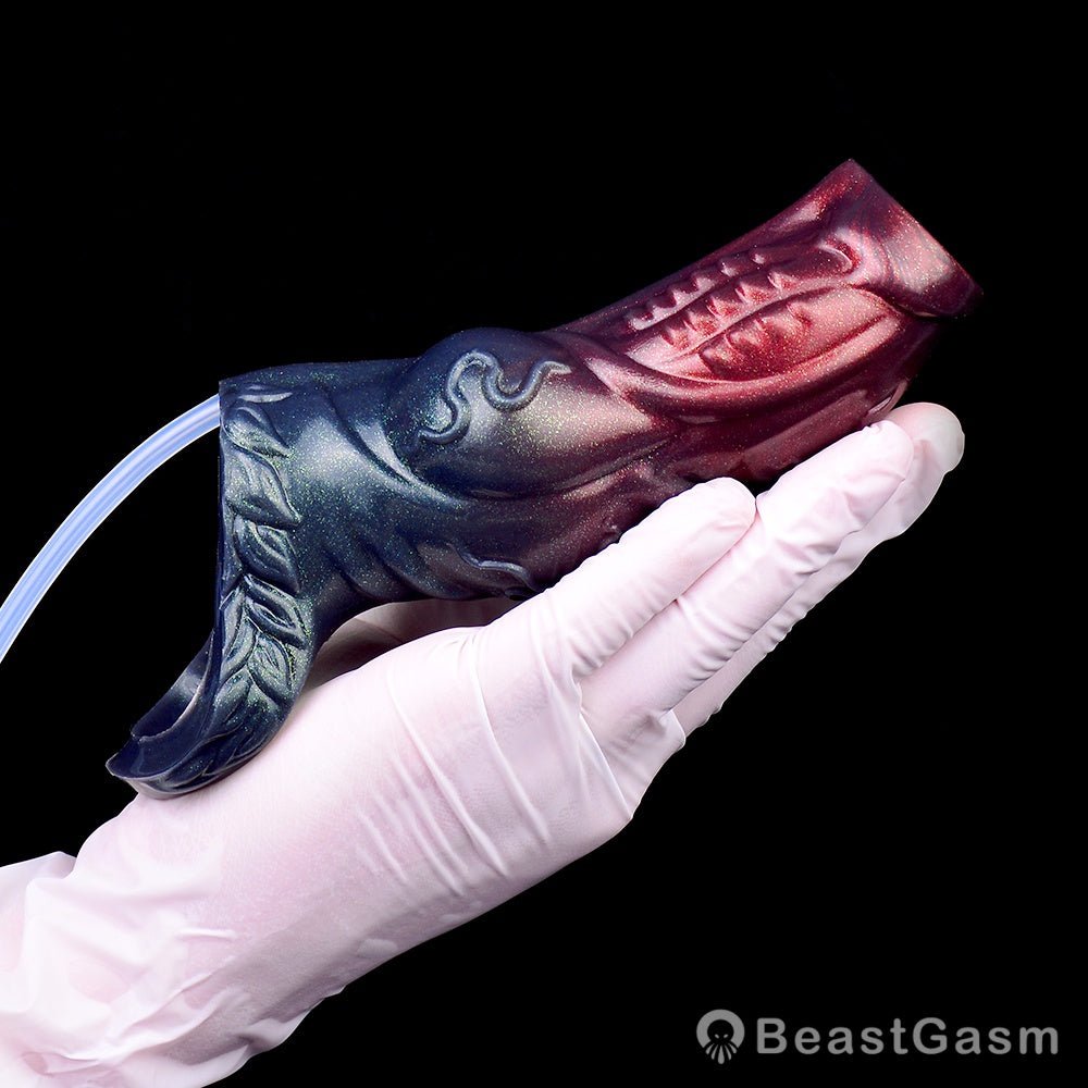 🖤 Black Samurai: Squirting Fantasy Cocksleeve - BeastGasm