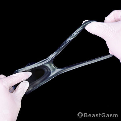 🖤 Black Samurai: Squirting Fantasy Cocksleeve - BeastGasm