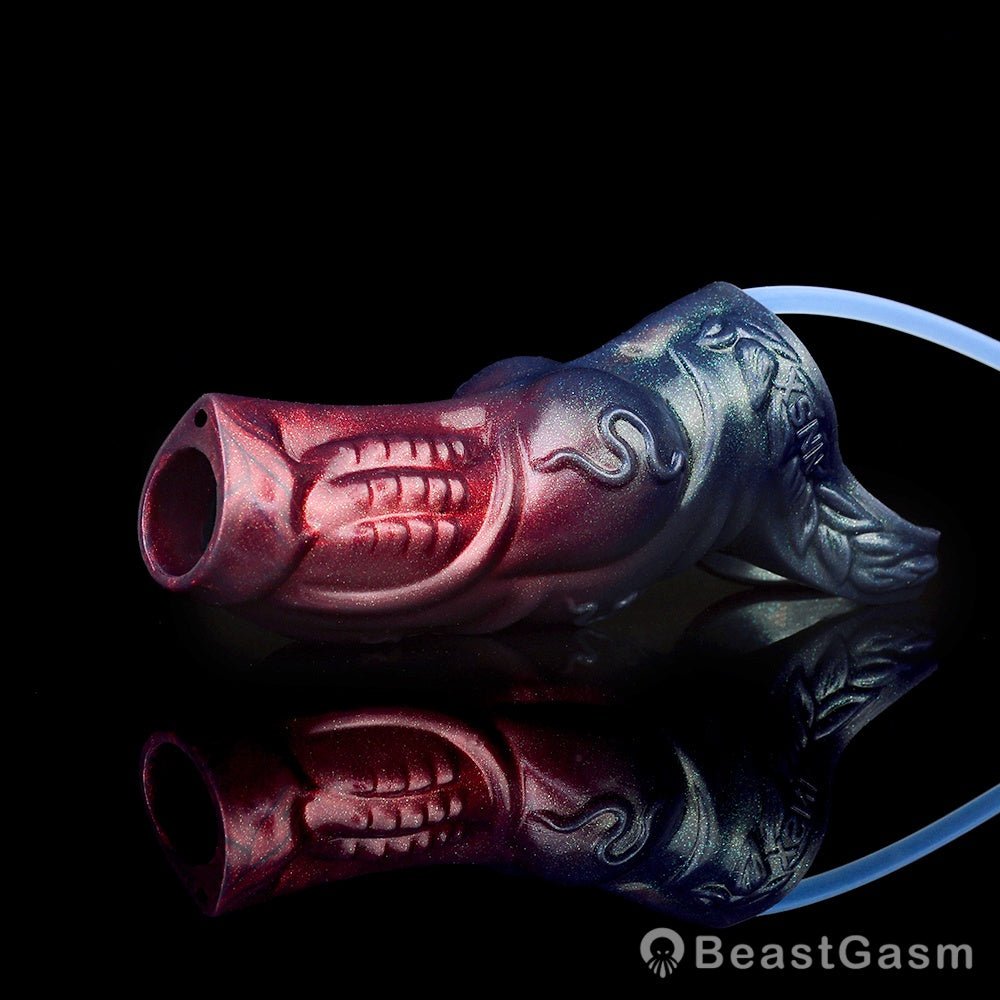 🖤 Black Samurai: Squirting Fantasy Cocksleeve - BeastGasm