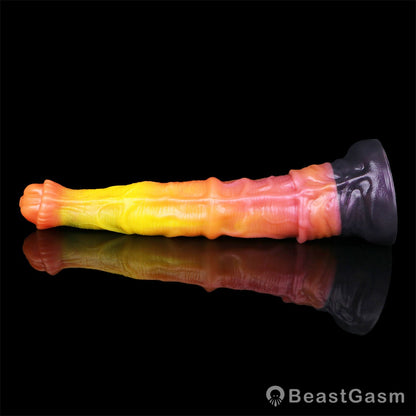 🐎 Blaze Horse Fantasy Dildo – Thick Knot, Hardcore Stretch - BeastGasm