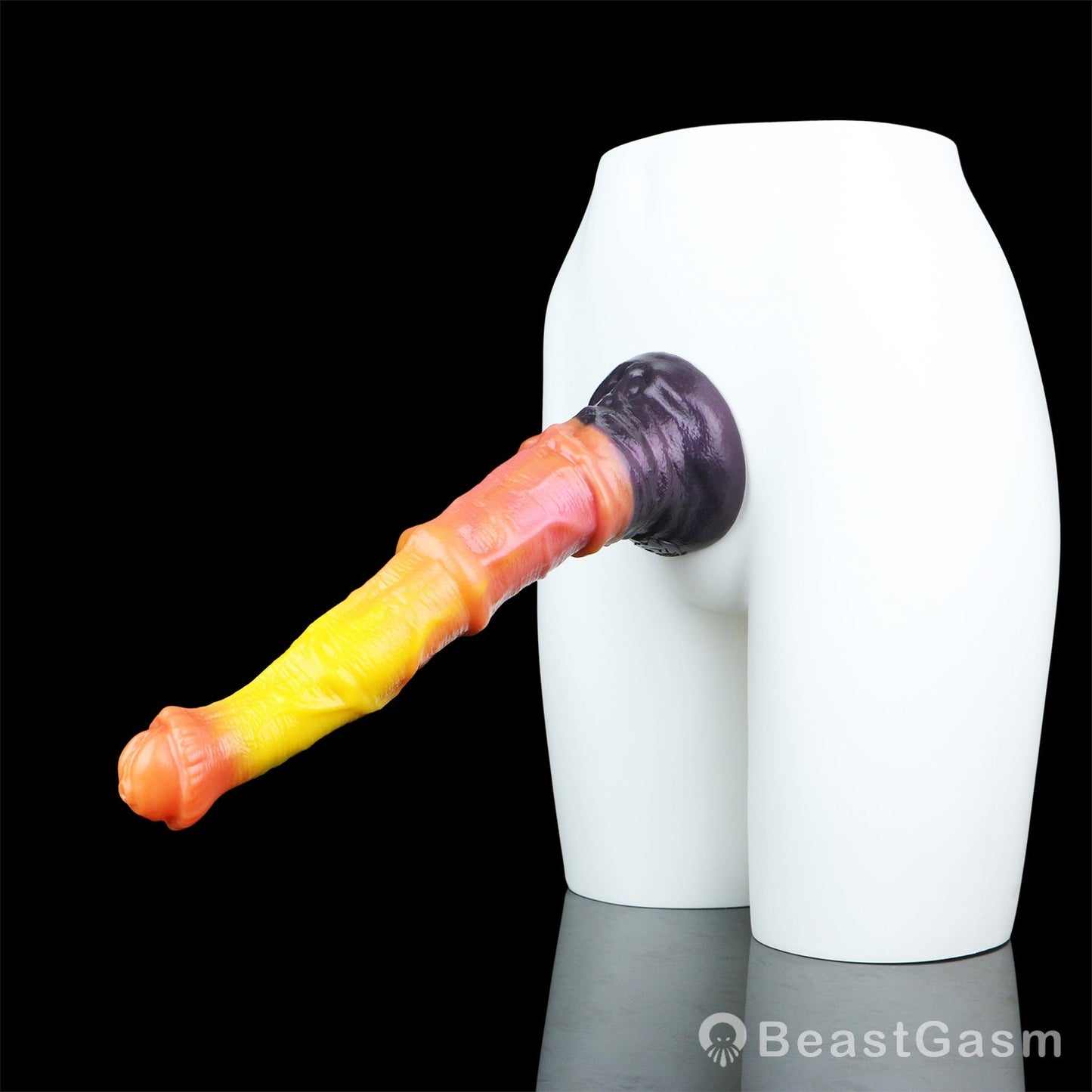 🐎 Blaze Horse Fantasy Dildo – Thick Knot, Hardcore Stretch - BeastGasm