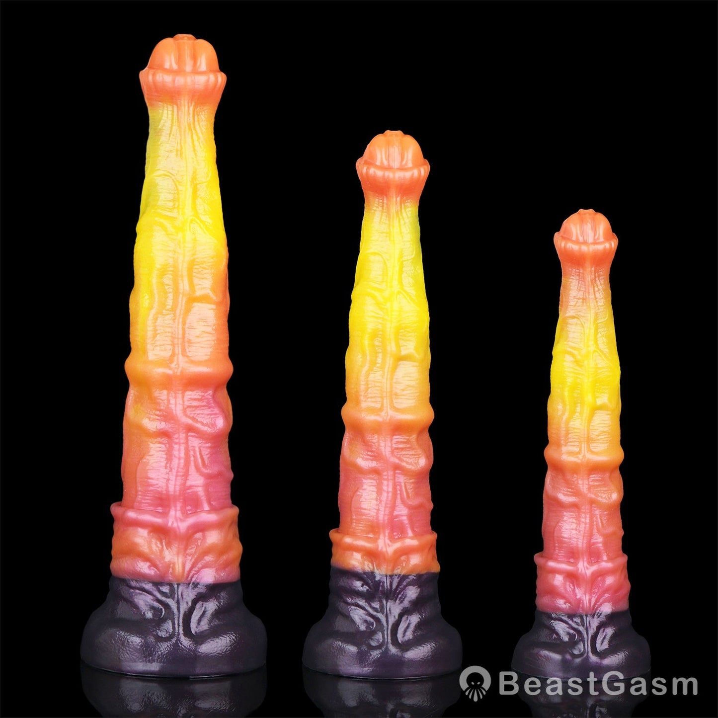 🐎 Blaze Horse Fantasy Dildo – Thick Knot, Hardcore Stretch - BeastGasm