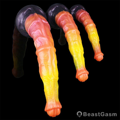 🐎 Blaze Horse Fantasy Dildo – Thick Knot, Hardcore Stretch - BeastGasm