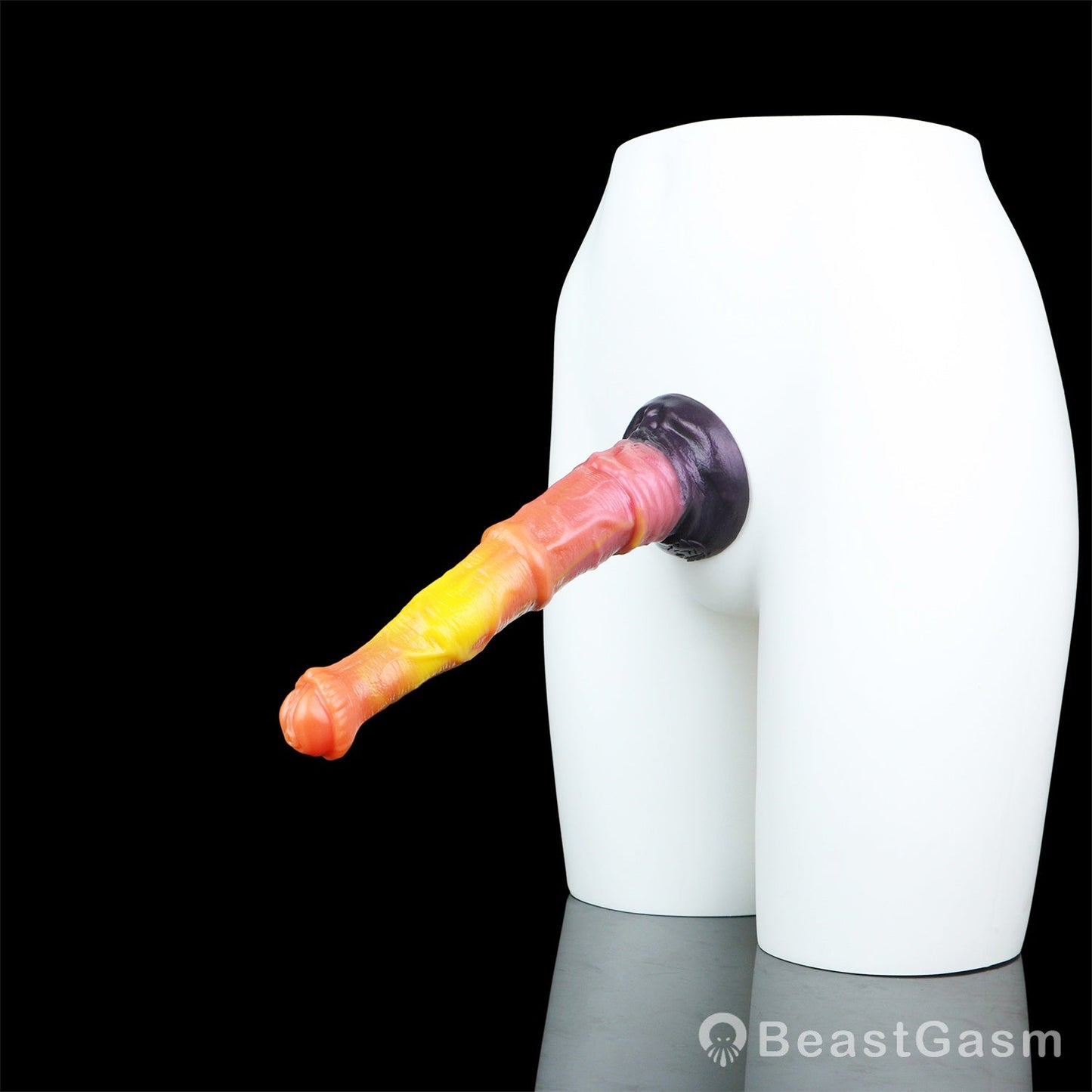 🐎 Blaze Horse Fantasy Dildo – Thick Knot, Hardcore Stretch - BeastGasm