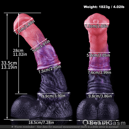🐎 Blazing Stallion Dual-Density Horse Dildo | BeastGasm - BeastGasm