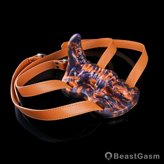 🐺 Blood Moon Demon Wolf: Wearable Beast Grinder - BeastGasm