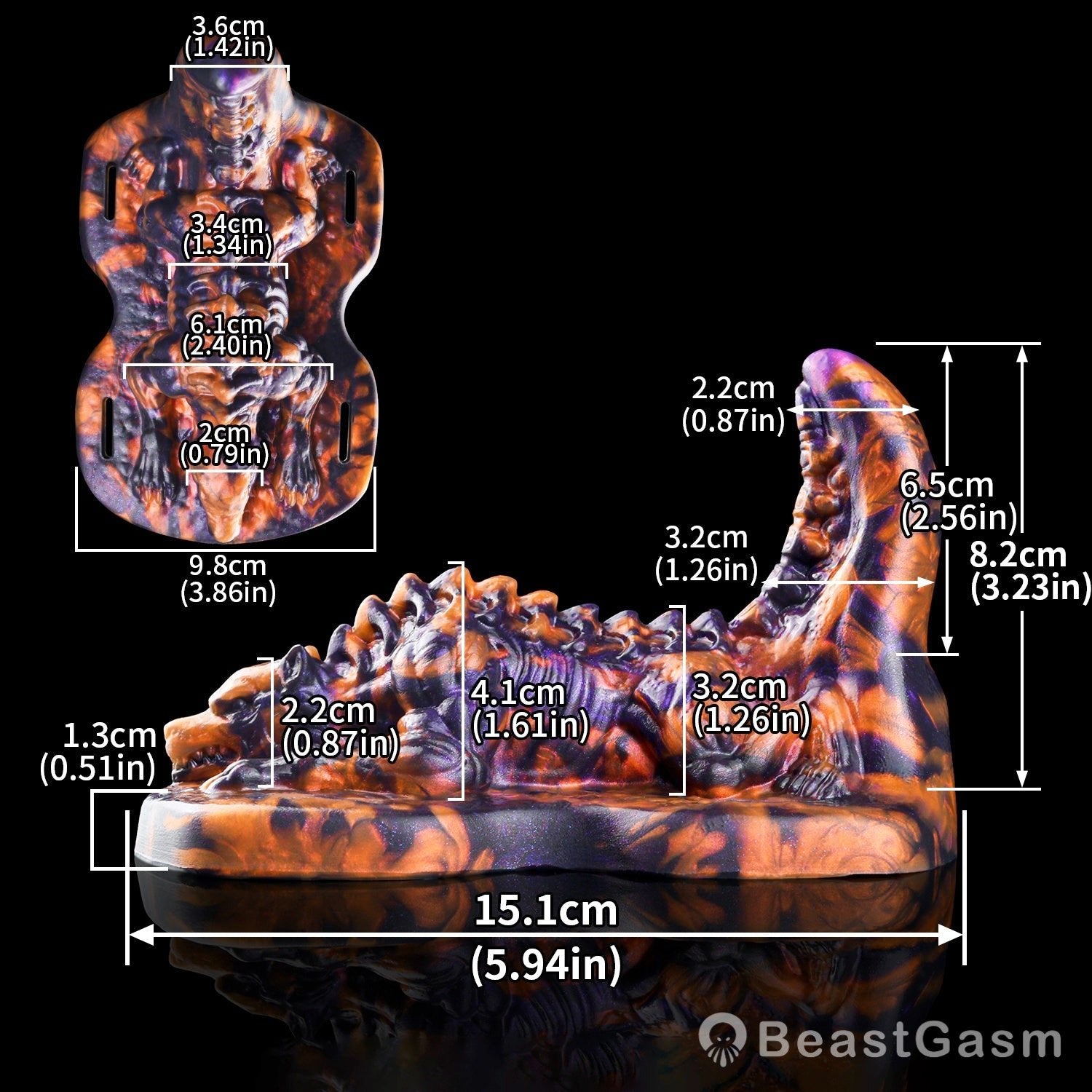 🐺 Blood Moon Demon Wolf: Wearable Beast Grinder - BeastGasm