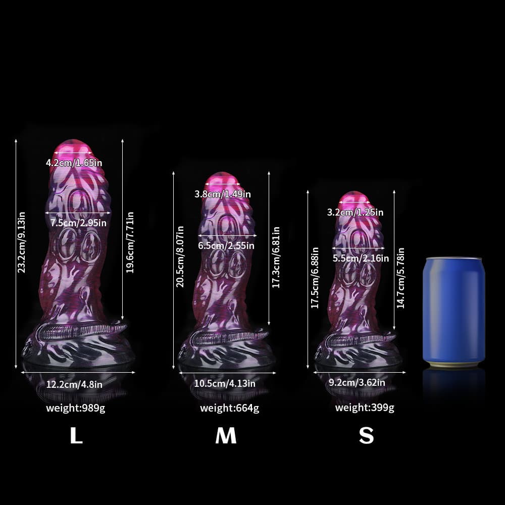 Bold Black & Purple Fantasy Dildo – BeastGasm’s Best - BeastGasm