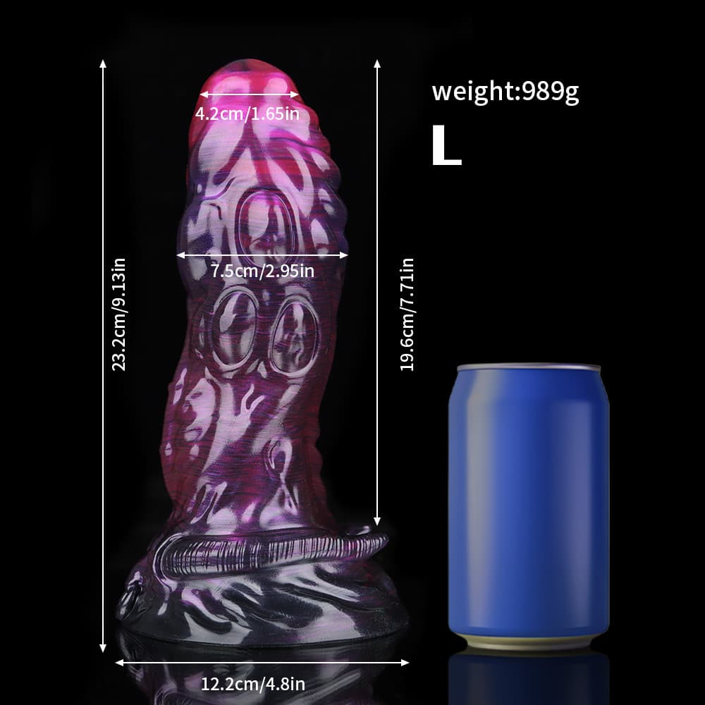Bold Black & Purple Fantasy Dildo – BeastGasm’s Best - BeastGasm