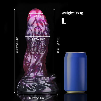 Bold Black & Purple Fantasy Dildo – BeastGasm’s Best - BeastGasm