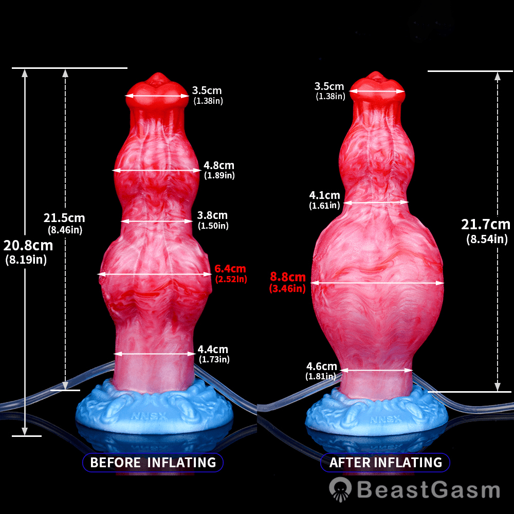 Bunyip Inflatable Ejaculating Dildo M – Soft, Cute & Naughty Fun - BeastGasm