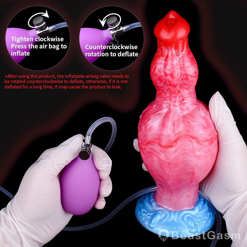 Bunyip Inflatable Ejaculating Dildo M – Soft, Cute & Naughty Fun - BeastGasm