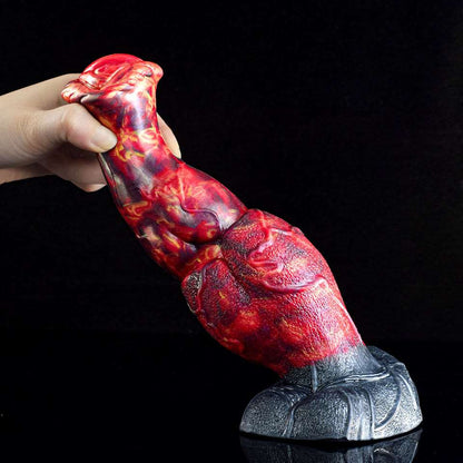 🐴 Caesar Horse Dildo – Thick Knot Fantasy with Suction Cup Base - BeastGasm