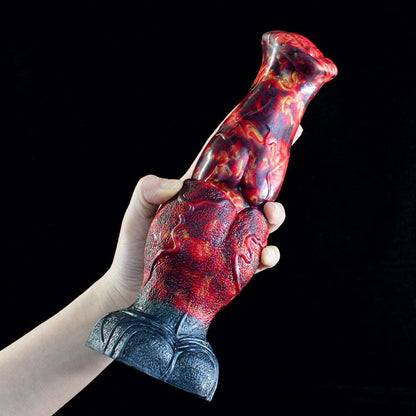 🐴 Caesar Horse Dildo – Thick Knot Fantasy with Suction Cup Base - BeastGasm