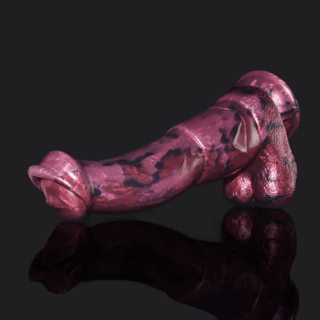 Canine Dildo Ben - Realistic Knot Fantasy Dildo for Deep Pleasure - BeastGasm