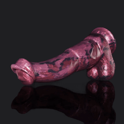 Canine Dildo Ben - Realistic Knot Fantasy Dildo for Deep Pleasure - BeastGasm