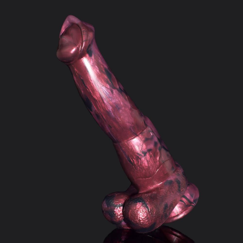 Canine Dildo Ben - Realistic Knot Fantasy Dildo for Deep Pleasure - BeastGasm