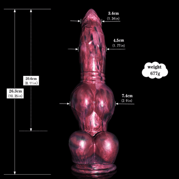 Canine Dildo with Massive Knot – Ringo by BeastGasm - BeastGasm