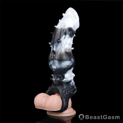 🐶 Canine Fantasy Vibrating Wearable Penis Sleeve - BeastGasm