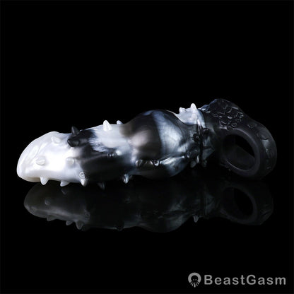 🐶 Canine Fantasy Vibrating Wearable Penis Sleeve - BeastGasm