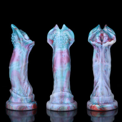 Cannibal Flower Gradient Blue Purple Dildo - BeastGasm