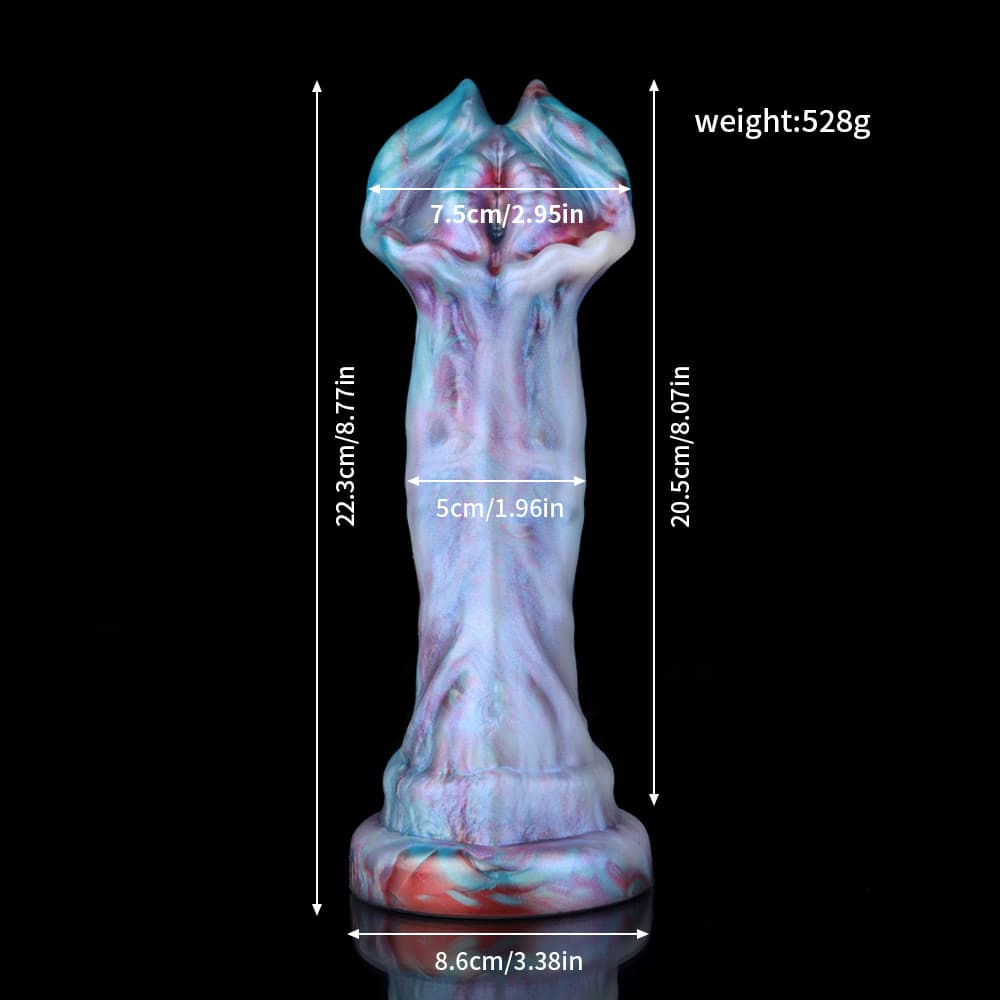 Cannibal Flower Gradient Blue Purple Dildo - BeastGasm