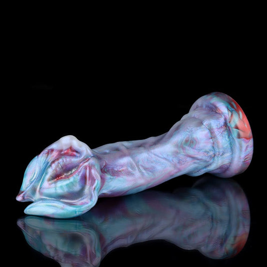 Cannibal Flower Gradient Blue Purple Dildo - BeastGasm
