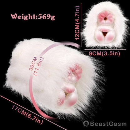 💫 Celestial Fluff Dual - Hole Plush Stroker – Soft Furry Fantasy Fun - BeastGasm