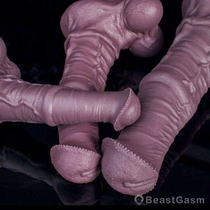 🐴 Centaur Horse Dildo – Safe Platinum Silicone, Realistic Texture - BeastGasm