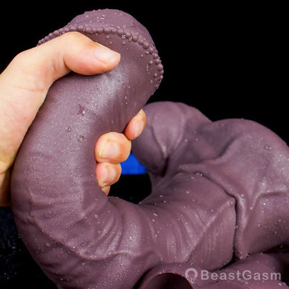 🐴 Centaur Horse Dildo – Safe Platinum Silicone, Realistic Texture - BeastGasm