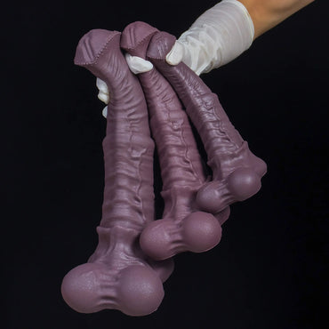 Centaur Horse Dildo – Safe Platinum Silicone, Realistic Texture - BeastGasm