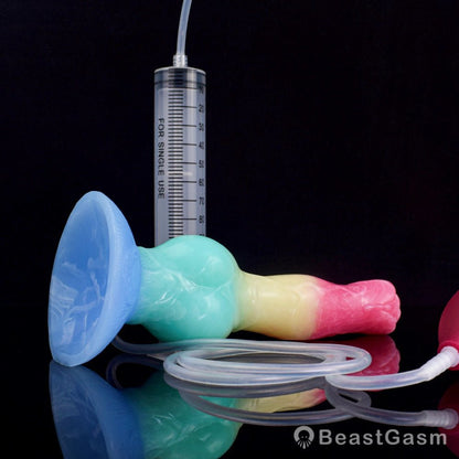 Cerberus Ejaculating Dildo – Triple - Headed Fun - BeastGasm