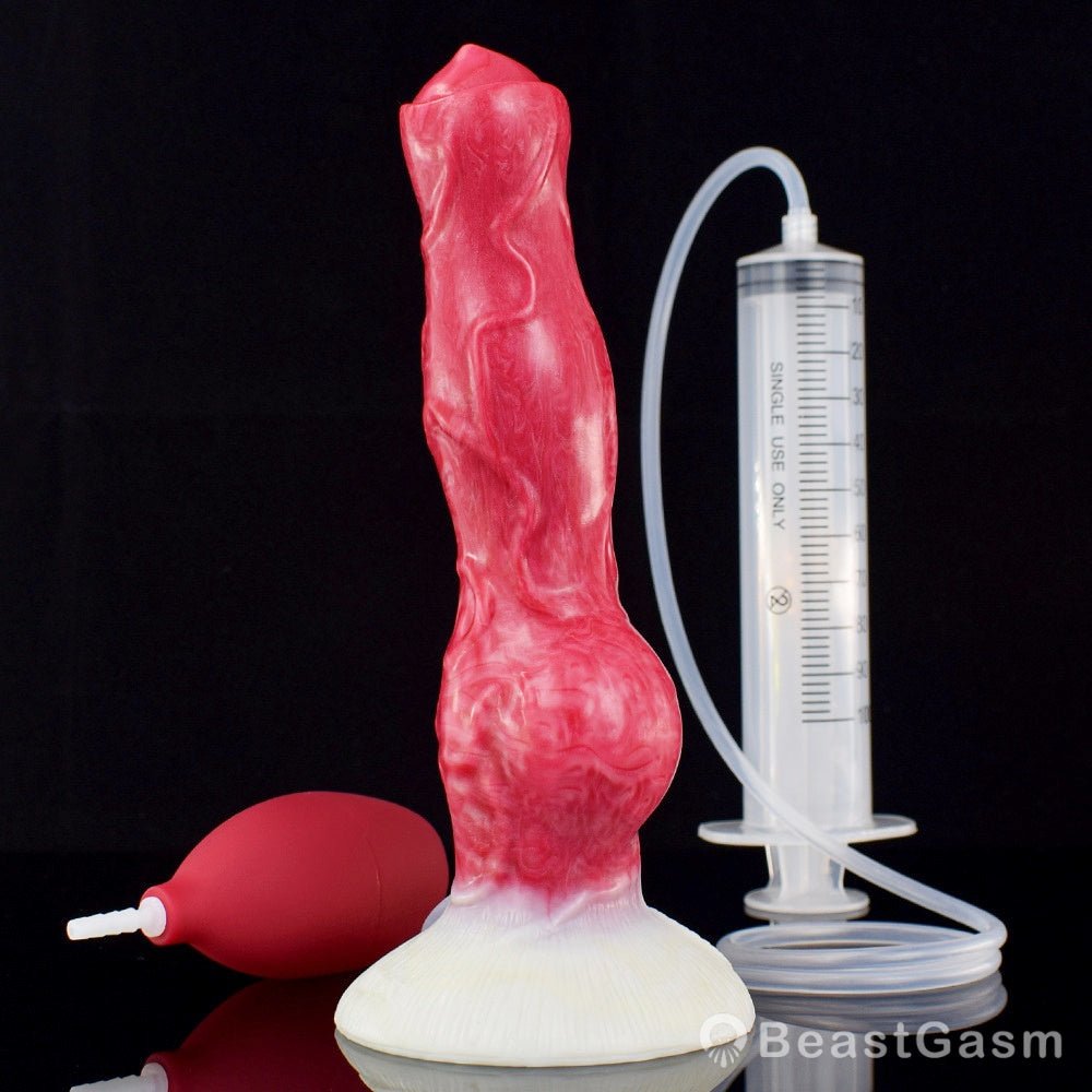 Cerberus Ejaculating Dildo – Triple - Headed Fun - BeastGasm