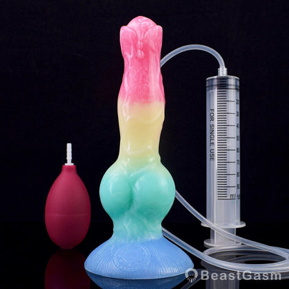 Cerberus Ejaculating Dildo – Triple - Headed Fun - BeastGasm