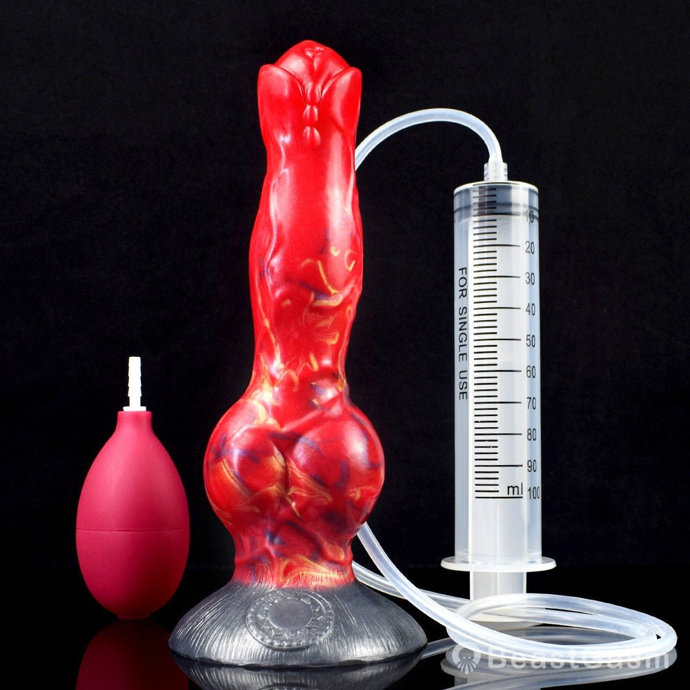 Cerberus Ejaculating Dildo – Triple - Headed Fun - BeastGasm