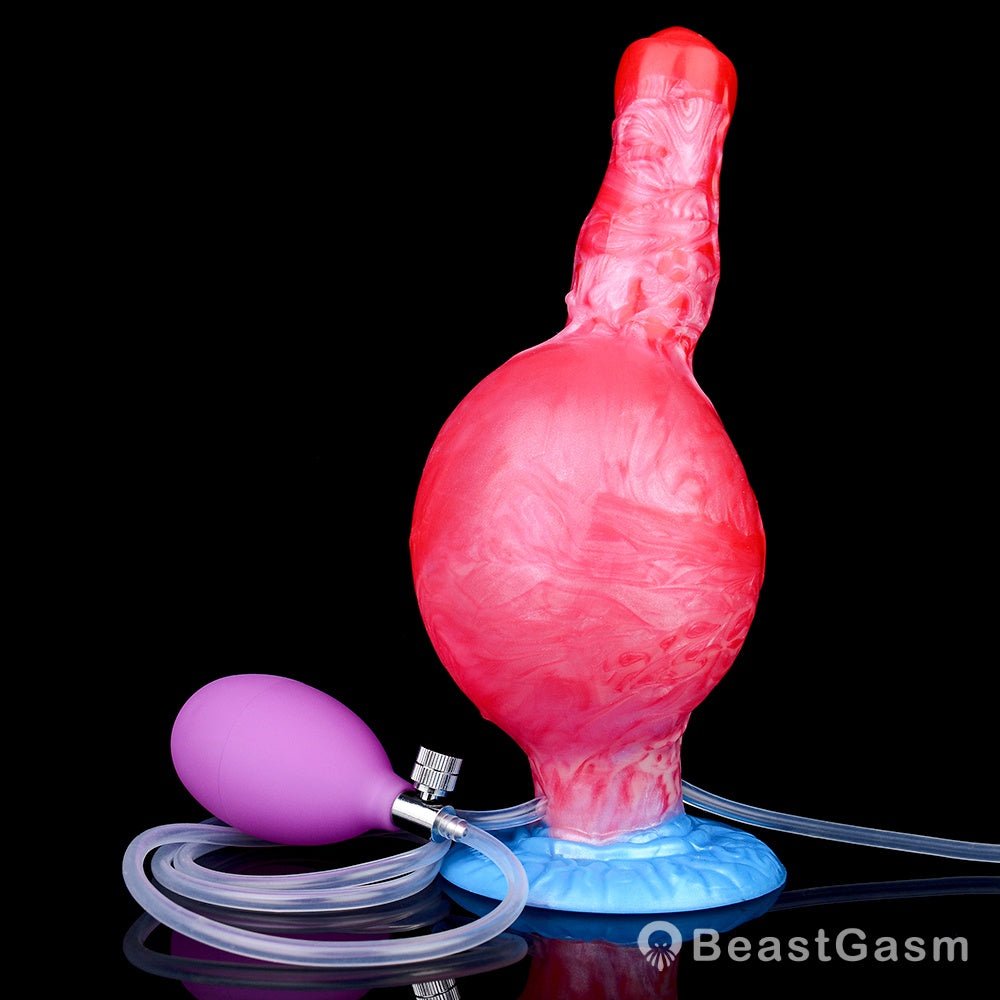 🍎 Cerberus Inflatable Squirting Dildo – Mythical Stimulation Awaits - BeastGasm