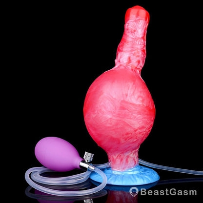 🍎 Cerberus Inflatable Squirting Dildo – Mythical Stimulation Awaits - BeastGasm