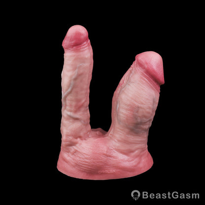 🐉 Cerberus Y-Fork Fantasy Double Dildo | Split-Shaft Design - BeastGasm