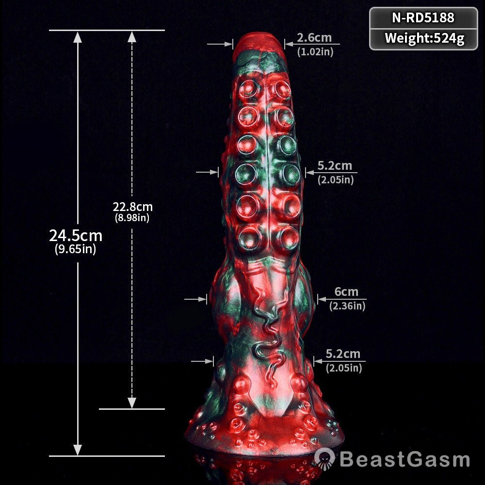 🐙 Chaos Monster Dildo - Slimy Tentacle Fantasy Ride - BeastGasm