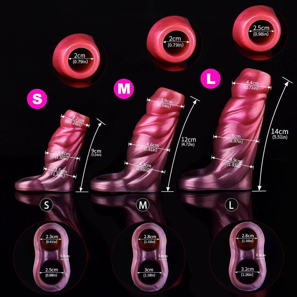 Chilalea Monster Penis Sleeve – Premium Male Cock Extender - BeastGasm