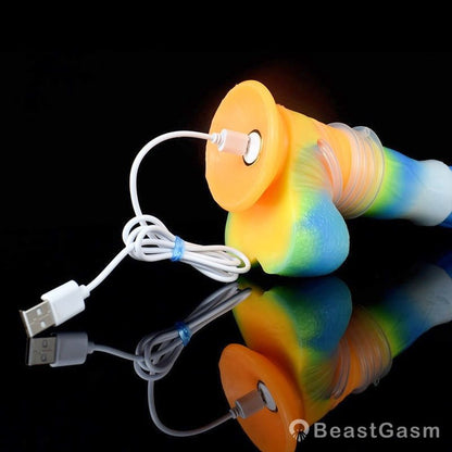 🐎 Chiron 9.6 - Inch Luminous Horse Vibrator with Ejaculation - BeastGasm