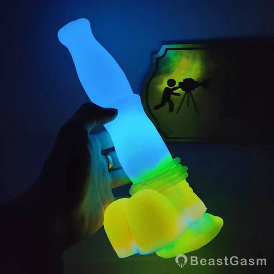 🐎 Chiron 9.6 - Inch Luminous Horse Vibrator with Ejaculation - BeastGasm