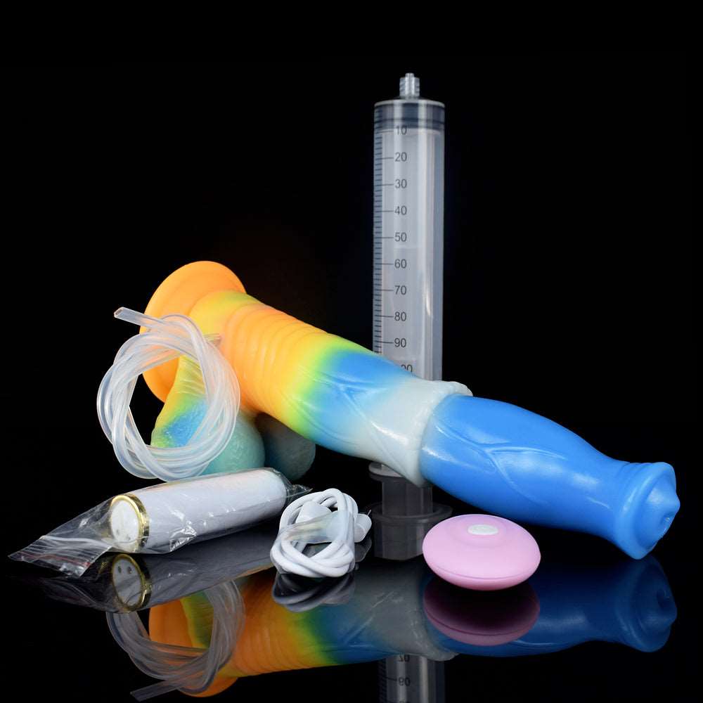 🐎 Chiron 9.6 - Inch Luminous Horse Vibrator with Ejaculation - BeastGasm