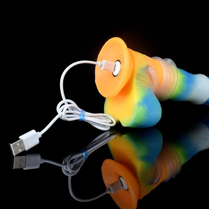 🐎 Chiron 9.6 - Inch Luminous Horse Vibrator with Ejaculation - BeastGasm