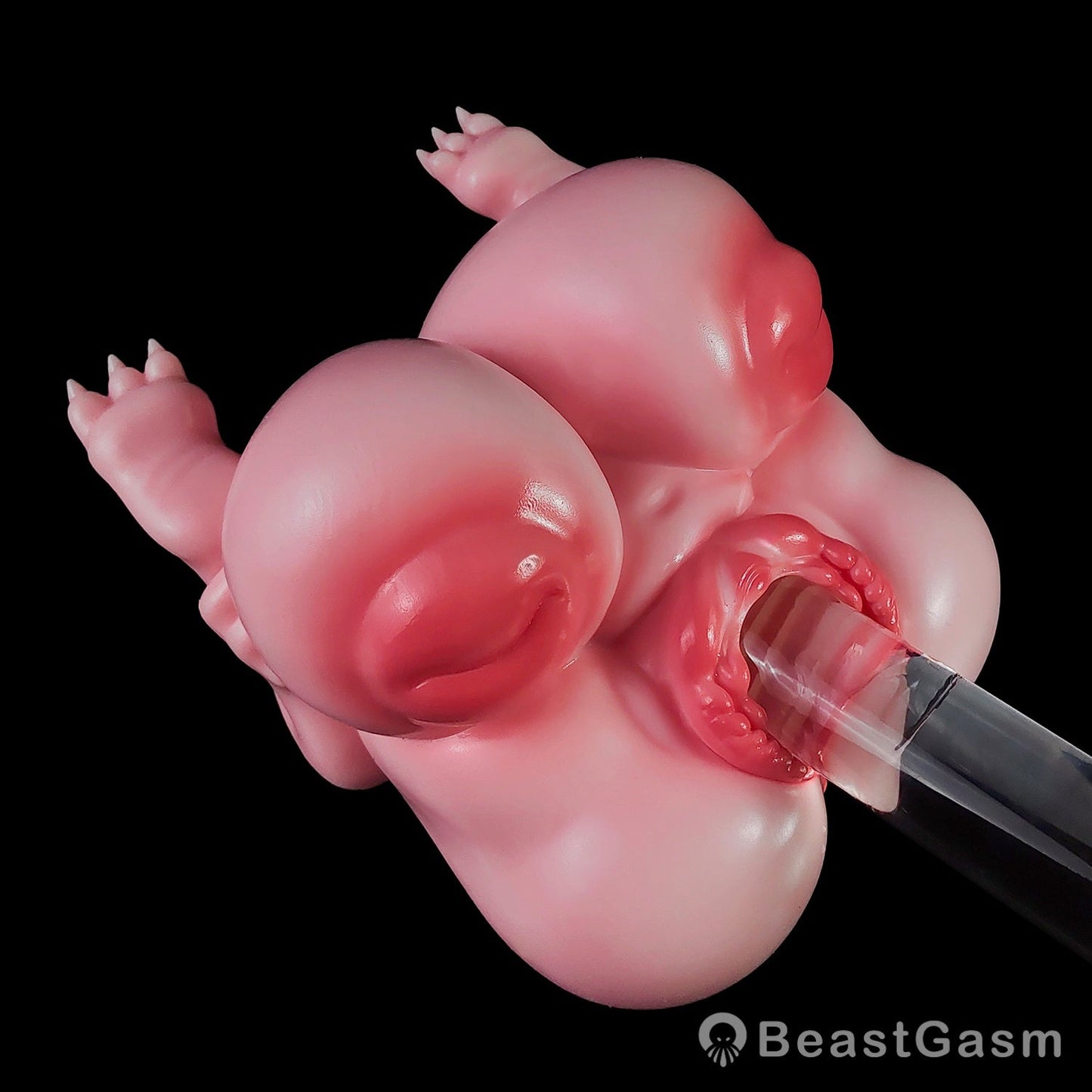 🧸 Chubby Bear-Girl Sex Doll Torso – Dual-Channel Silicone Toy - BeastGasm