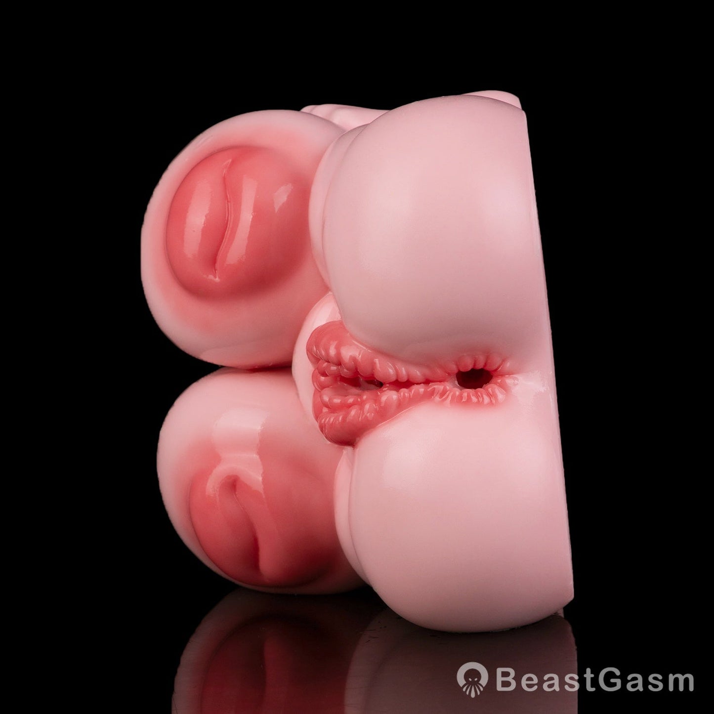 🧸 Chubby Bear-Girl Sex Doll Torso – Dual-Channel Silicone Toy - BeastGasm