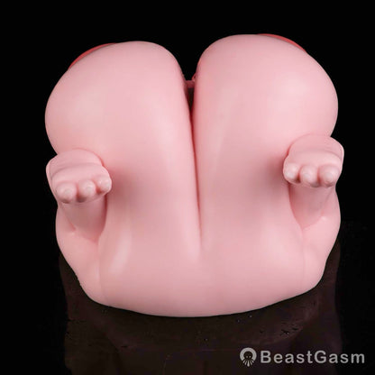 🧸 Chubby Bear-Girl Sex Doll Torso – Dual-Channel Silicone Toy - BeastGasm